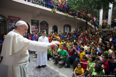 The center, founded in 1998 by a Jesuit priest, helps homeless children and those living in the slums    